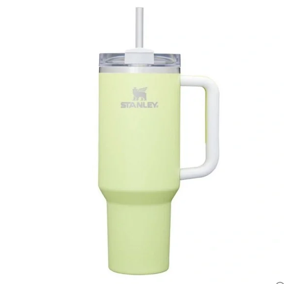 NWT Stanley Quencher H2.0 FlowState Tumbler 40oz (Citron) - Picture 2 of 8